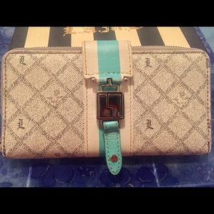 L.A.M.B - zip around wallet (shadow)